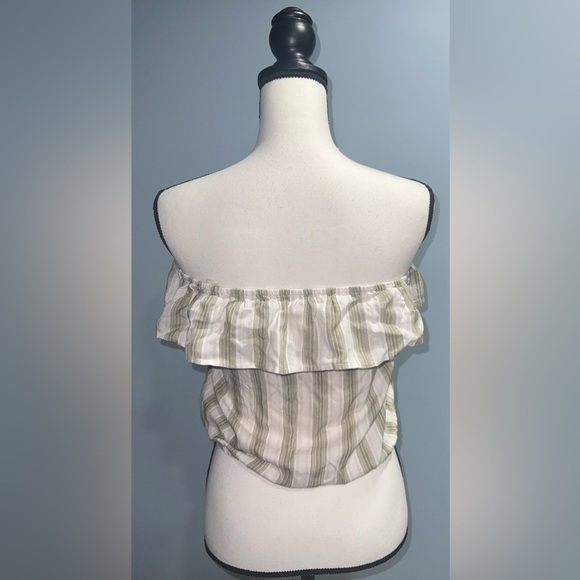 Becsel- Striped off the shoulder top - Picture 4 of 7
